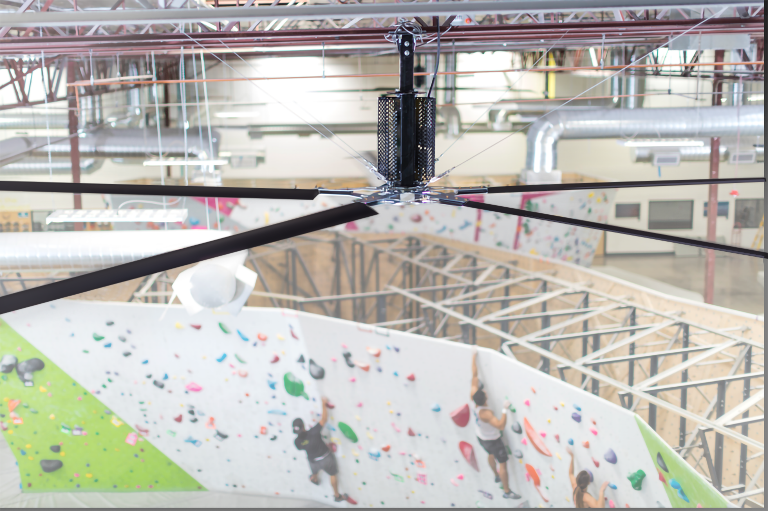 Featured image for Identifying Indoor Activity Centers Airflow Issues with HVLS Technology